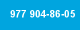 977 904-86-05 977 904-86-05